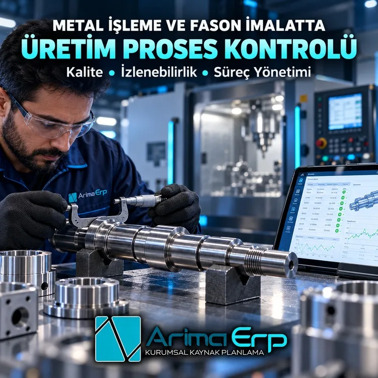 Metal İşleme ve Fason İmalatta Üretim Proses Kontrolü Neden Şarttır?