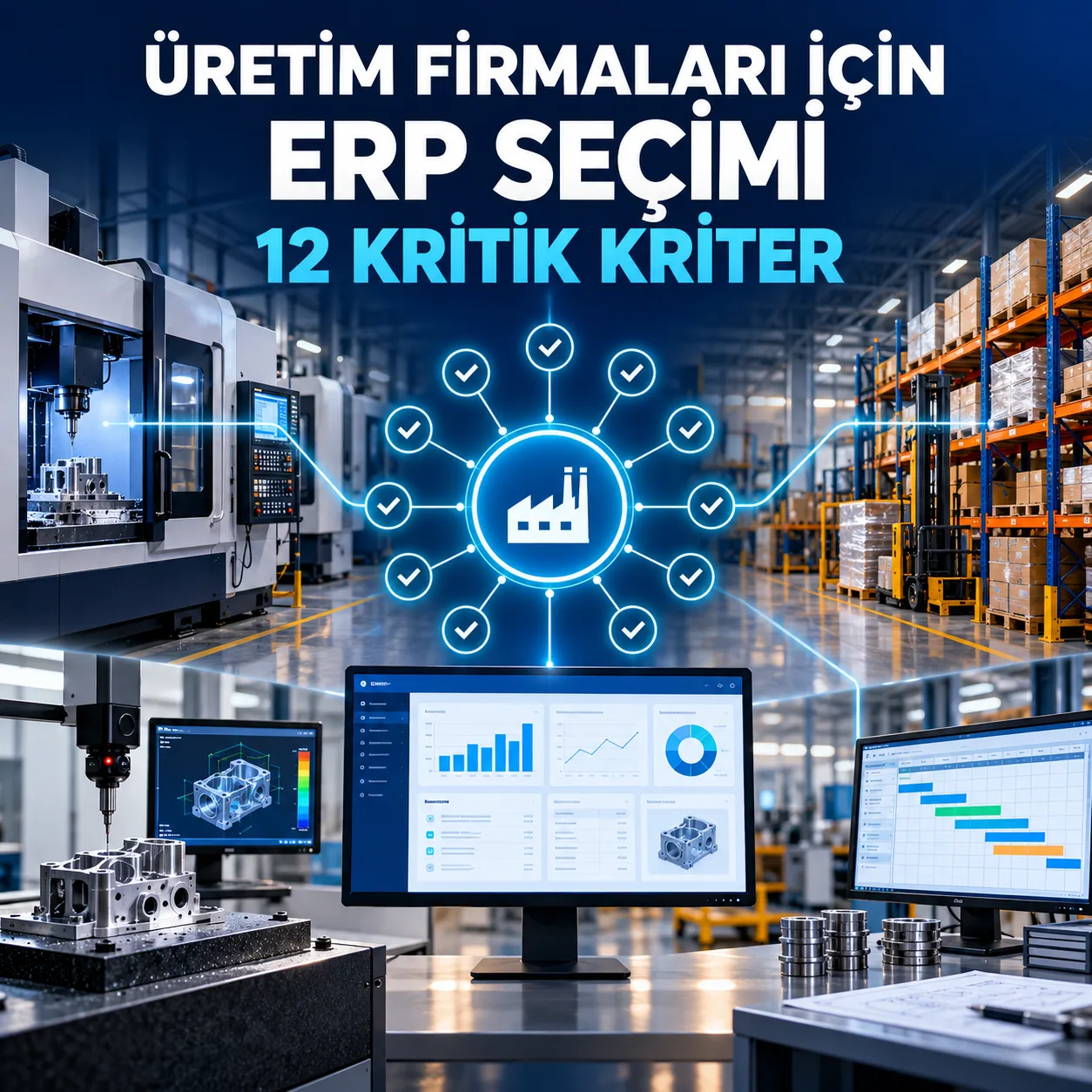Üretim Firmaları İçin ERP Yazılımı Nasıl Seçilir? 12 Kritik Kriter