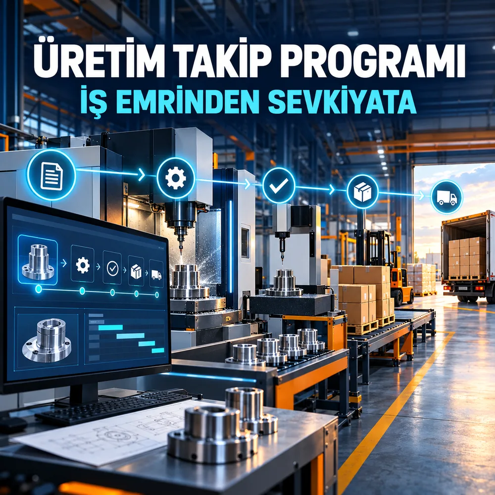 Üretim Takip Programı Nedir? İş Emrinden Sevkiyata Dijital Üretim Yönetimi